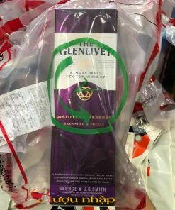 Rượu Glenlivet Tím Xách Tay