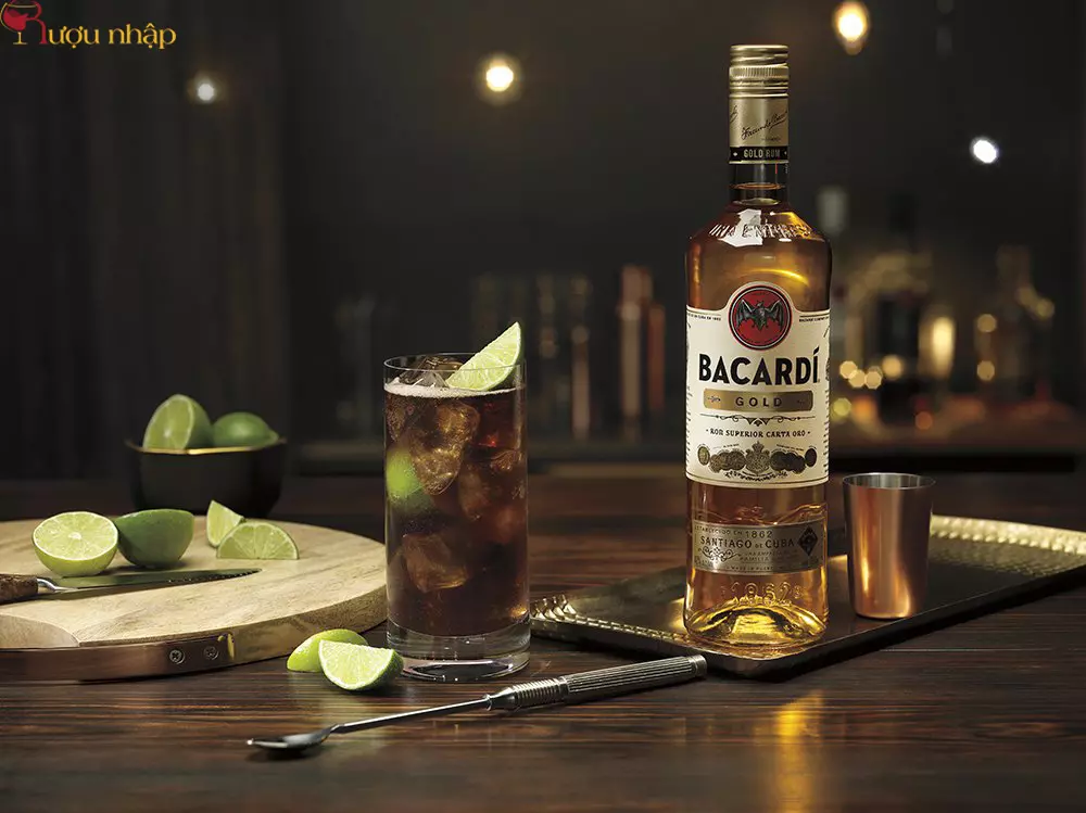 Rượu Bacardi Gold Carta Oro Rượu Bacardi Superior Carta Oro Gold Run