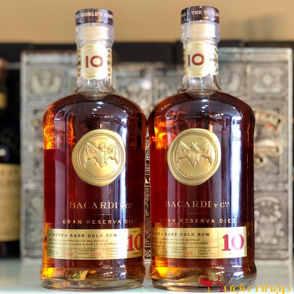 Rượu Bacardi 10 năm - Gran Reserva Diez Rượu Bacardi 10 năm - Gran Reserva Diez