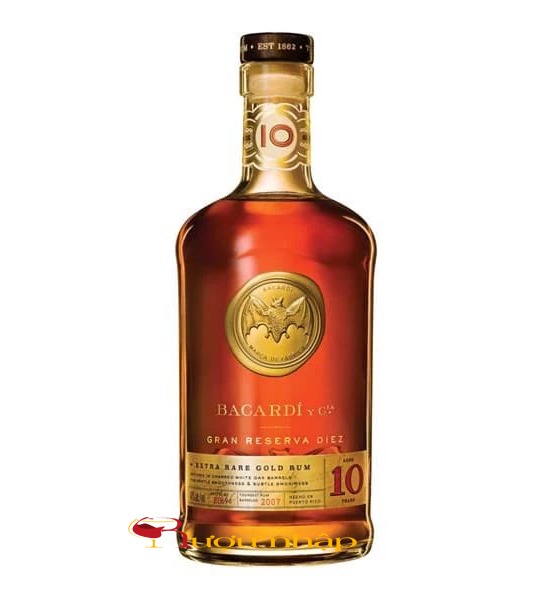 Rượu Bacardí Gran Reserva Diez 10 Years Old Rượu Bacardi 10 năm - Gran Reserva Diez