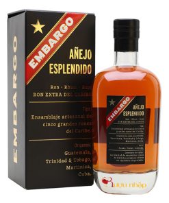 Rượu Embargo Anejo Esplendido Rhum