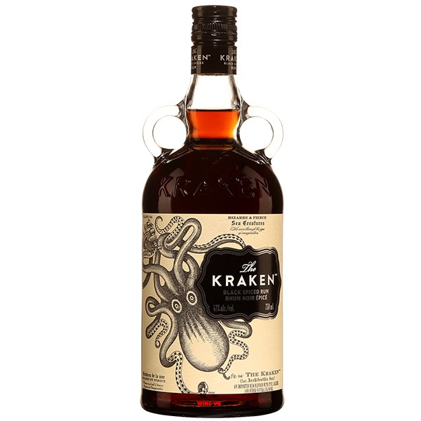 Rượu The Kraken Dark Black Spiced Rum Rượu The Kraken Dark Black Spiced Rum