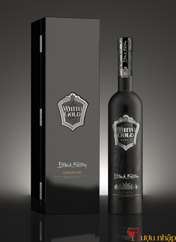 Rượu Vodka White Gold Black Edition Rượu Vodka White Gold Black Edition