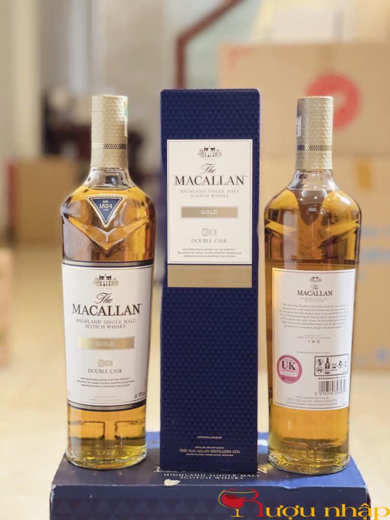 Hình ảnh: Rượu Macallan Gold UK thực tế