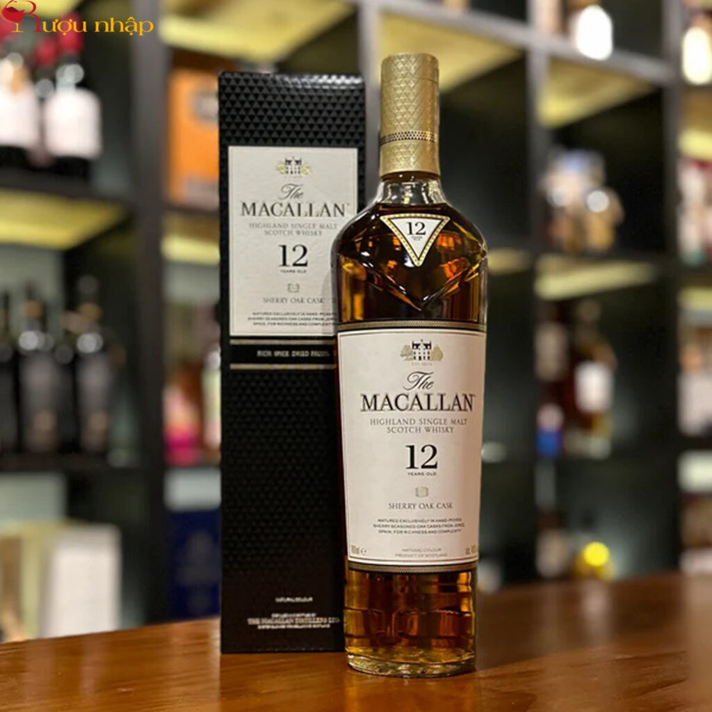 Rượu Macallan 12 năm Sherry Oak Cask