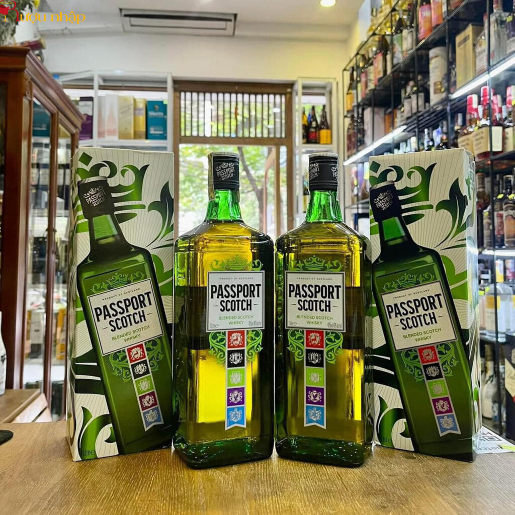Rượu Passport Scotch 1lits