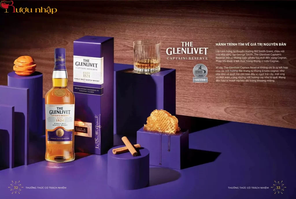 Rượu Glenlivet Captains Reserve
