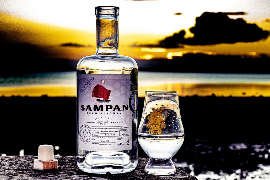 Rượu Sampan Rhum 54%