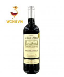 Rượu vang Château Bellevue Favereau Bordeaux Superieur