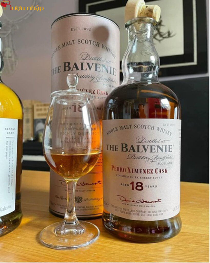Rượu Balvenie 18 năm Pedro Ximenez Cask