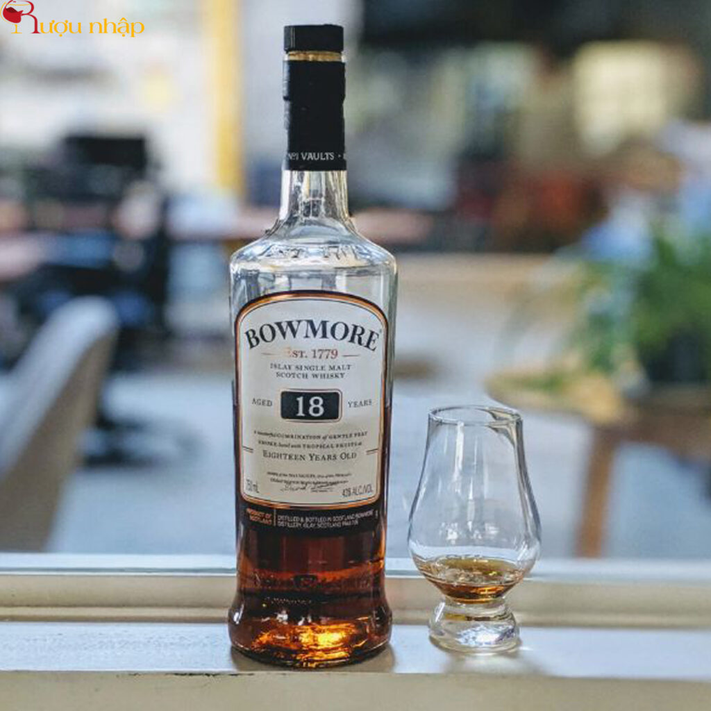 Rượu Bowmore 18 năm