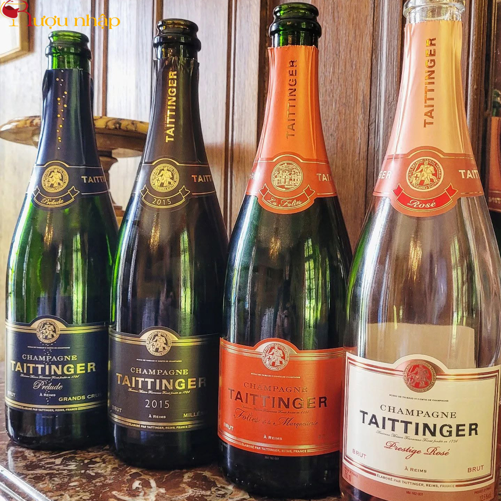 Champagne Taittinger Folies de la Marquetterie Brut Champagne Taittinger Folies de la Marquetterie Brut Cao Cấp