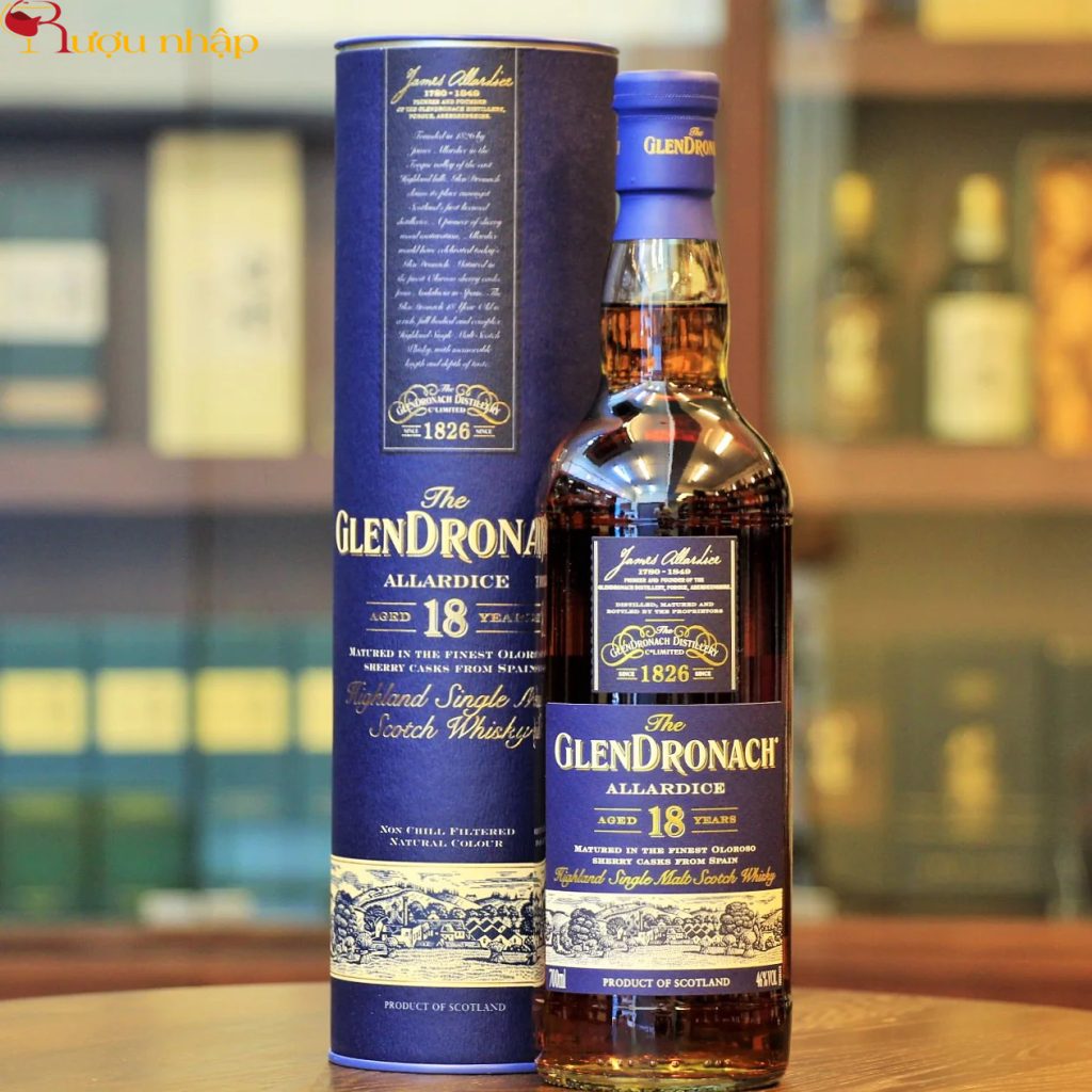 Rượu Glendronach 18 năm