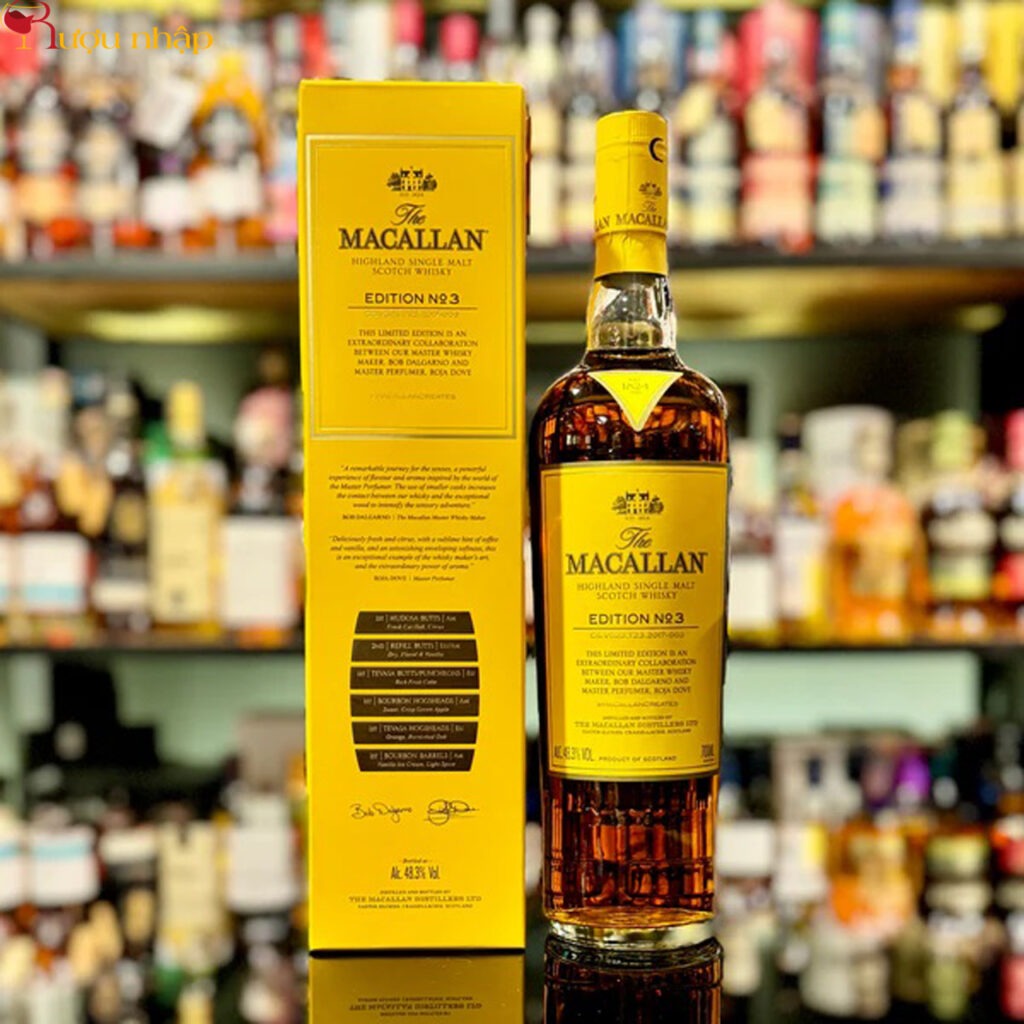 Rượu Macallan Edition No. 3 Single Malt Scotch