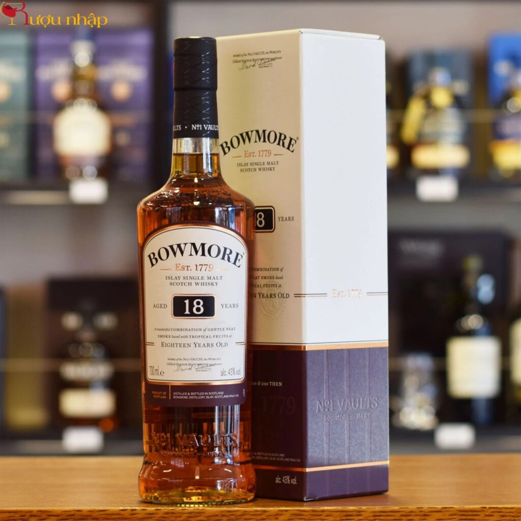 Rượu Bowmore 18 năm