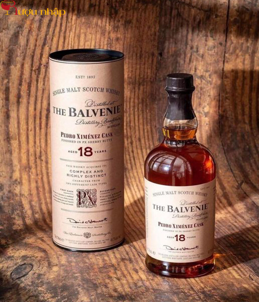 Rượu Balvenie 18 năm Pedro Ximenez Cask