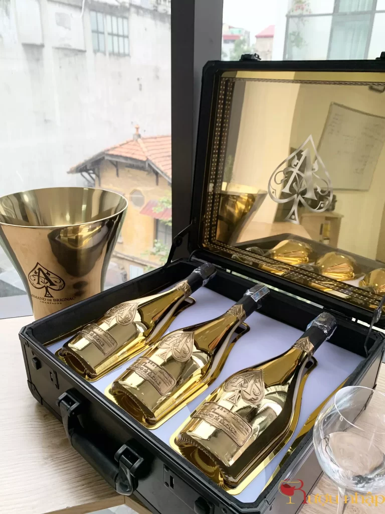 Rượu Champagne Armand De Brignac Gold - Champagne Át Bích