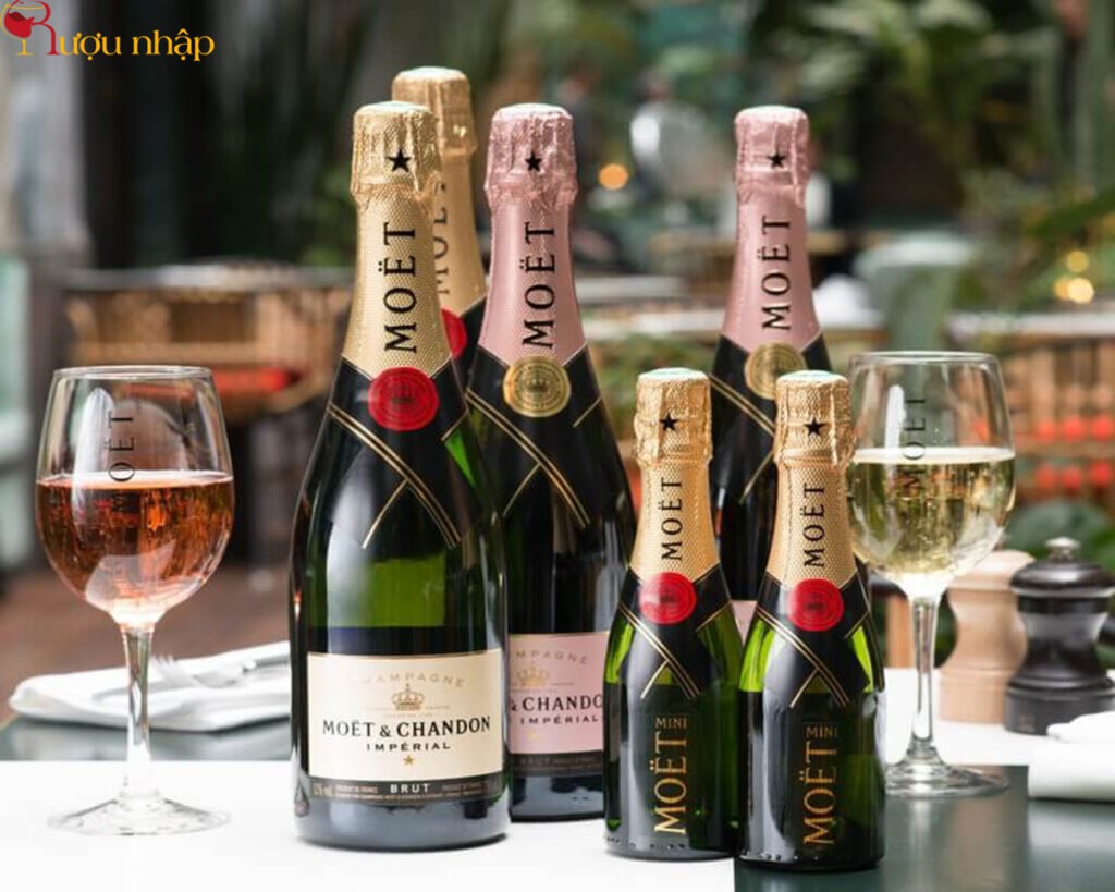 Rượu Champagne Moet & Chandon Brut (trắng)