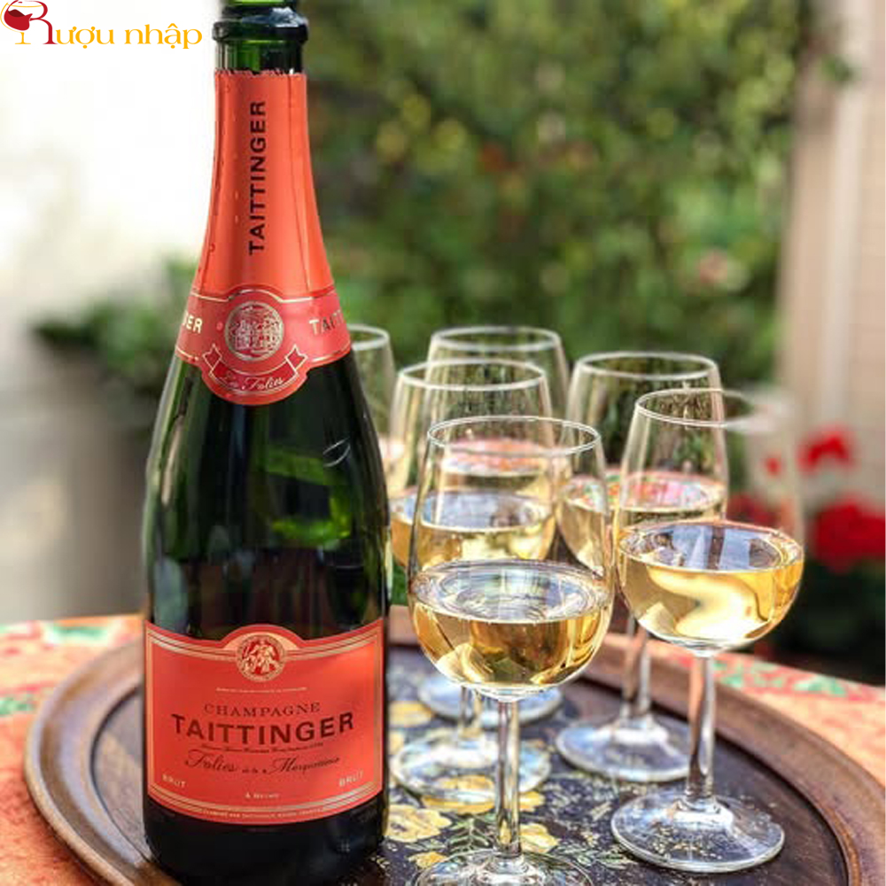 Champagne Taittinger Folies de la Marquetterie Brut Rượu Champagne Taittinger Folies de la Marquetterie Brut