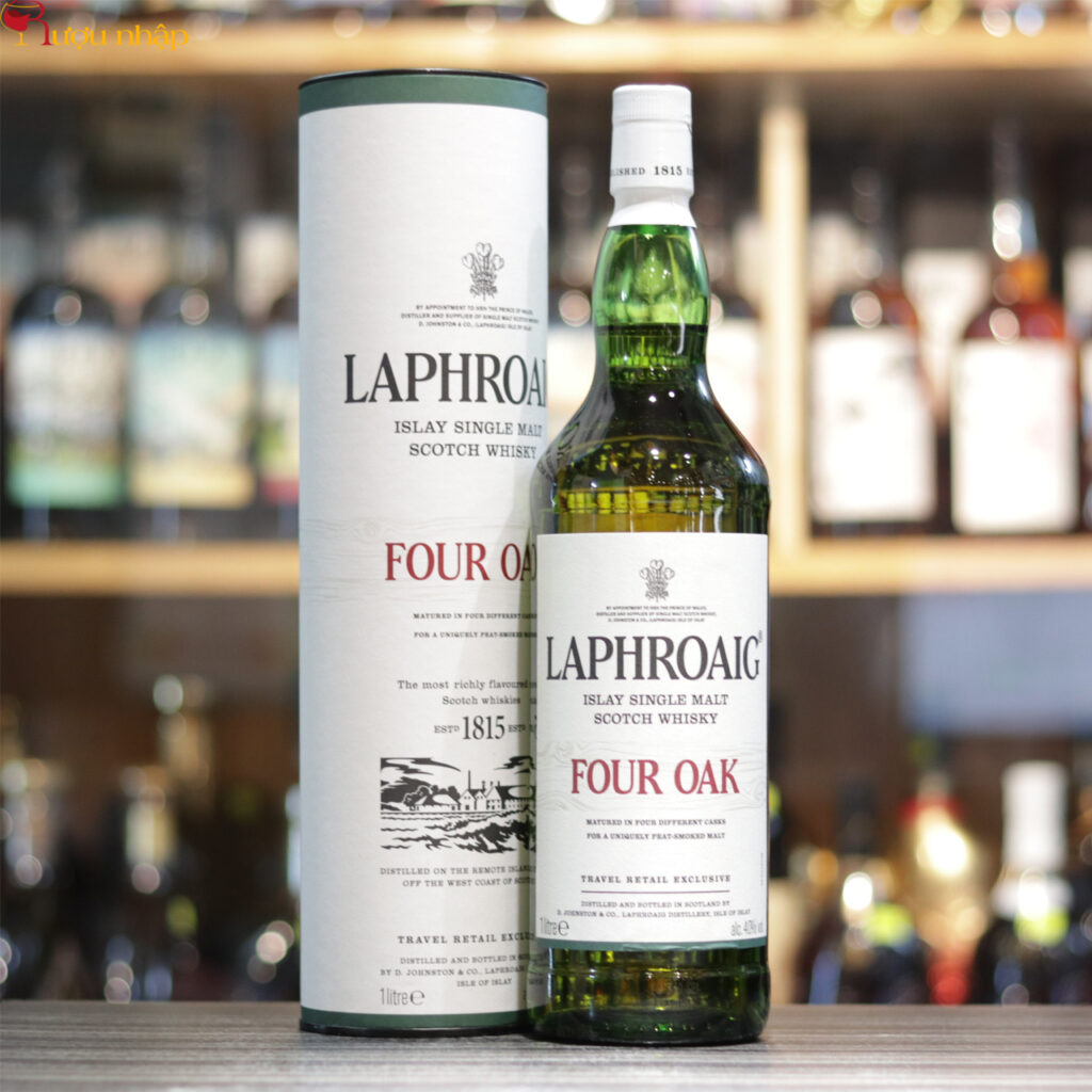 Rượu Whisky Khói Laphroaig Four Oak 1L