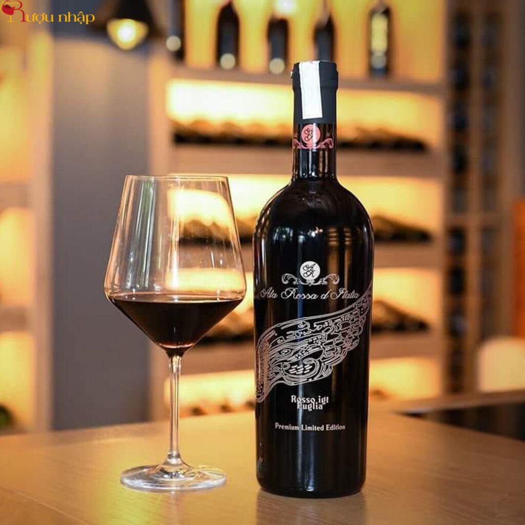 Rượu vang Ý Ala Rossa DItalia Rosso IGT Puglia