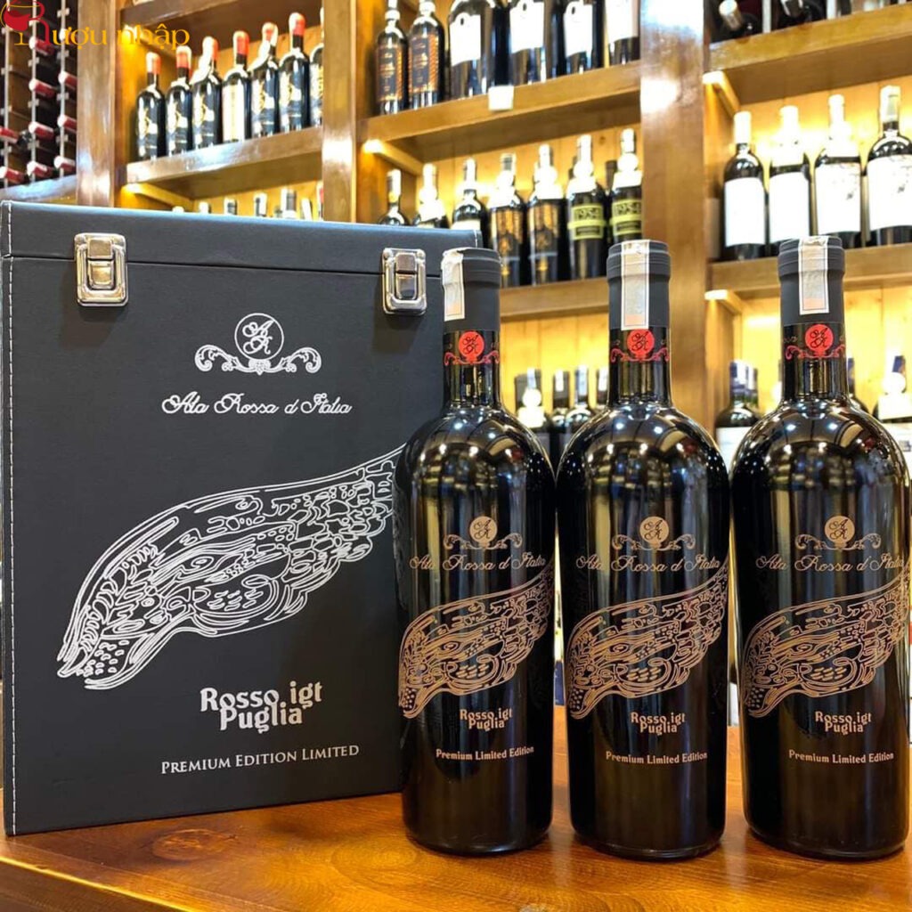 Rượu vang Ý Ala Rossa DItalia Rosso IGT Puglia