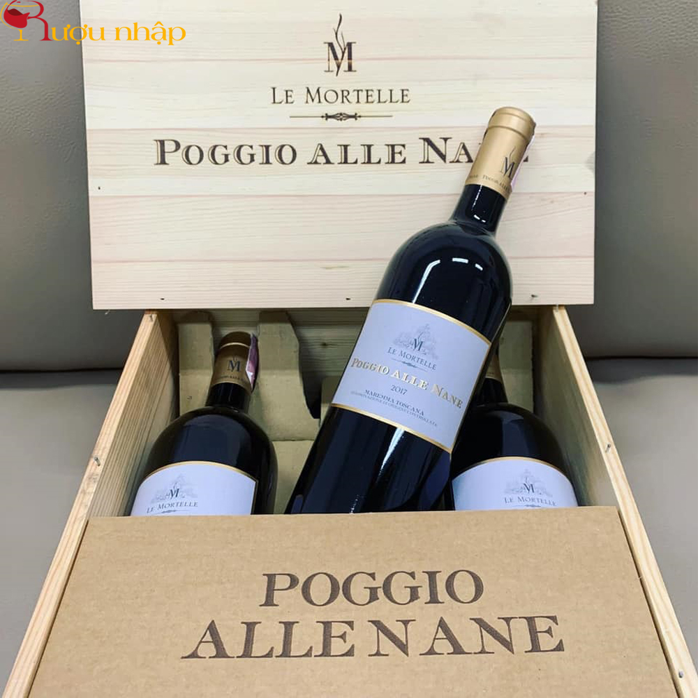 Rượu Vang Ý Poggio Alle Nane Maremma Rượu Vang Poggio Alle Nane Maremma