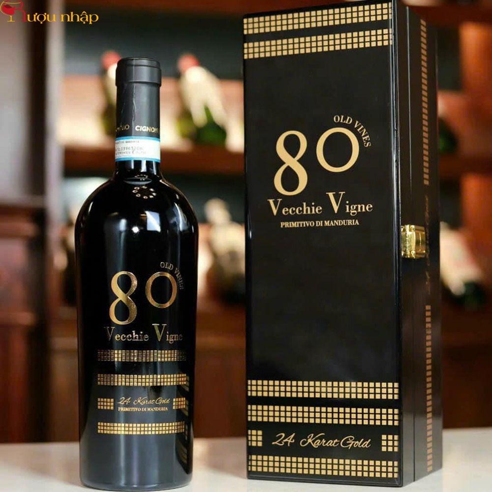 Vang Ý 80 Vecchie Vigne Riserva Primitivo Di Manduria Rượu Vang Ý 80 Vecchie Vigne Riserva Primitivo Di Manduria