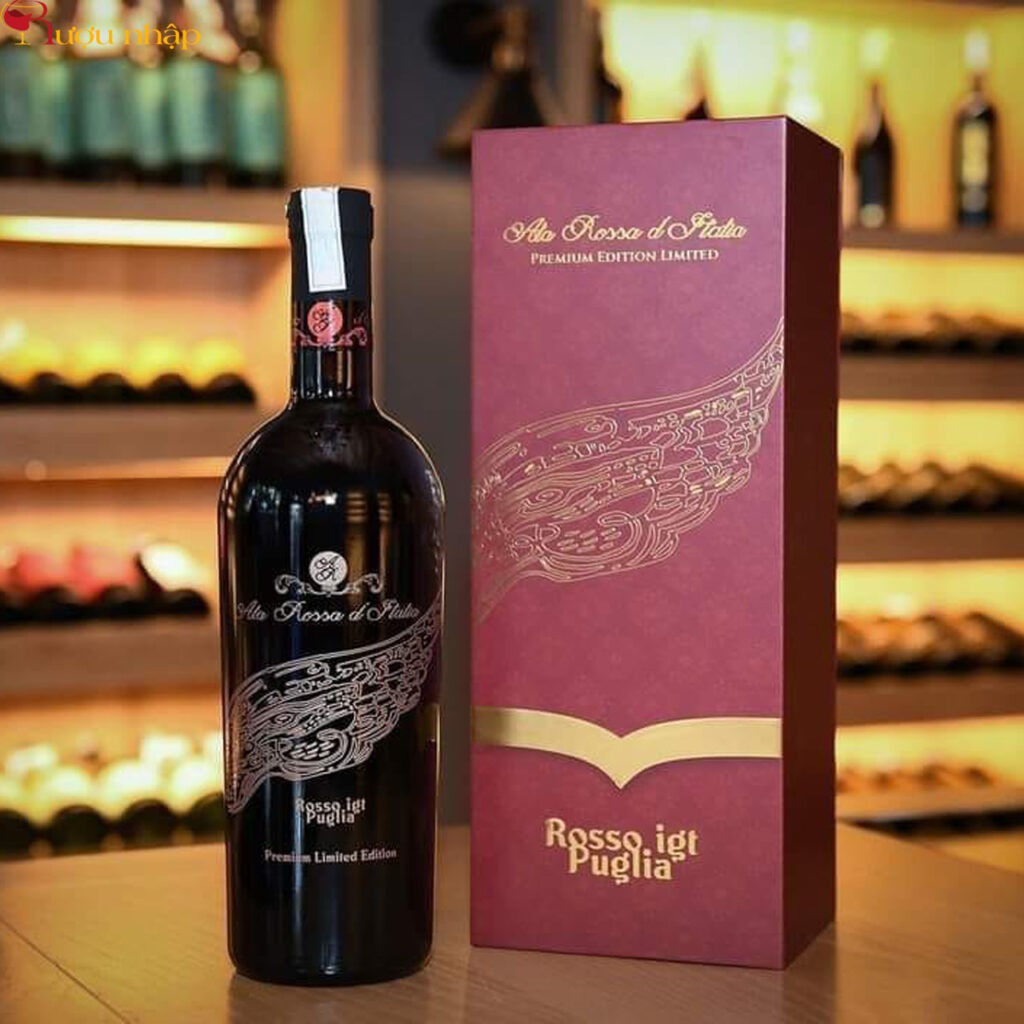 Rượu vang Ý Ala Rossa DItalia Rosso IGT Puglia