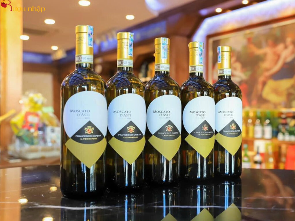 Rượu Vang ngọt Moscato d’Asti