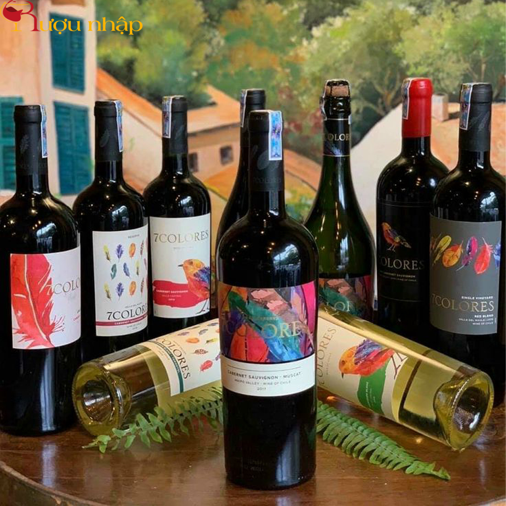 Rượu Vang 7Colores Gran Reserva Carmenère Rượu vang Chile 7 Colores Gran Reserva Carmenere