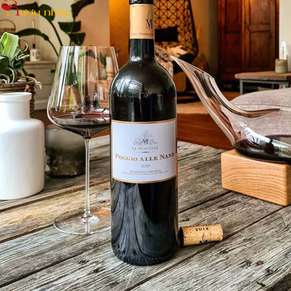 Rượu Vang Ý Poggio Alle Nane Maremma Rượu vang Poggio Alle Nane Maremma Le Mortelle cao cấp