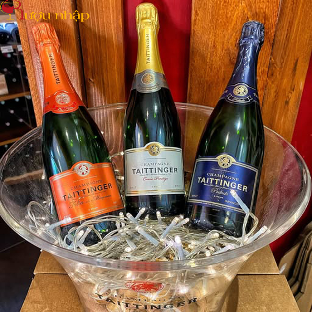 Champagne Taittinger Folies de la Marquetterie Brut Vang Pháp Champagne Taittinger Folies de la Marquetterie Brut