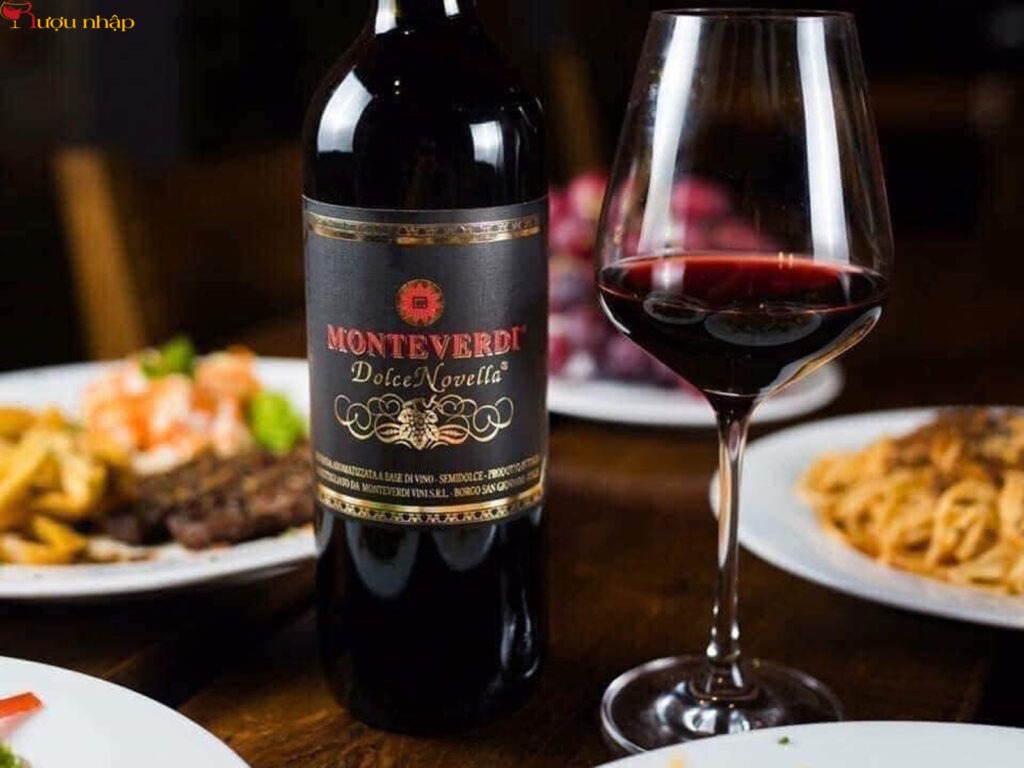 Vang Ý Monteverdi Dolce Novella Vang Hoàng Đế