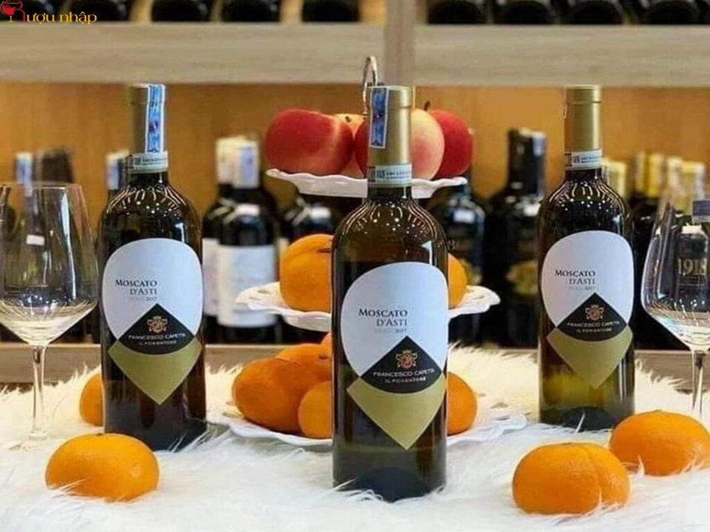 Rượu Vang ngọt Moscato d’Asti