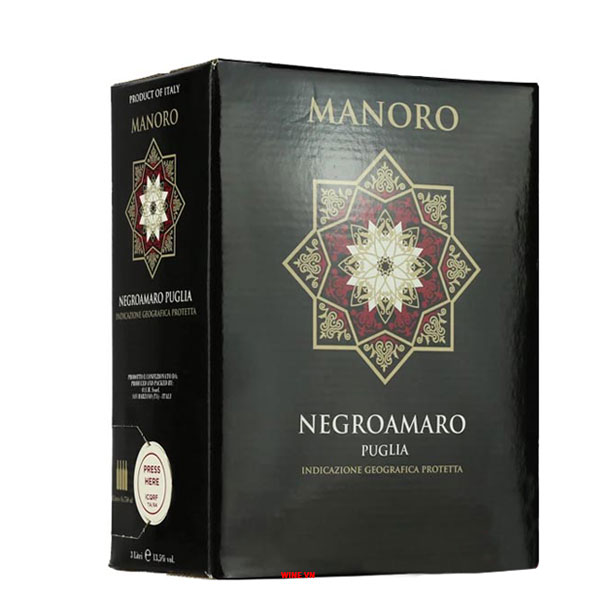 Rượu Vang Bịch Manoro Negroamaro Rượu Vang Bịch Manoro Negroamaro