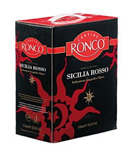 Rượu Vang Bịch Ronco Sicilia Rosso