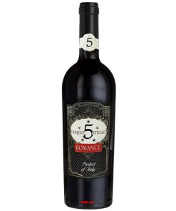 Rượu Vang Ý Cinque Stelle Romance