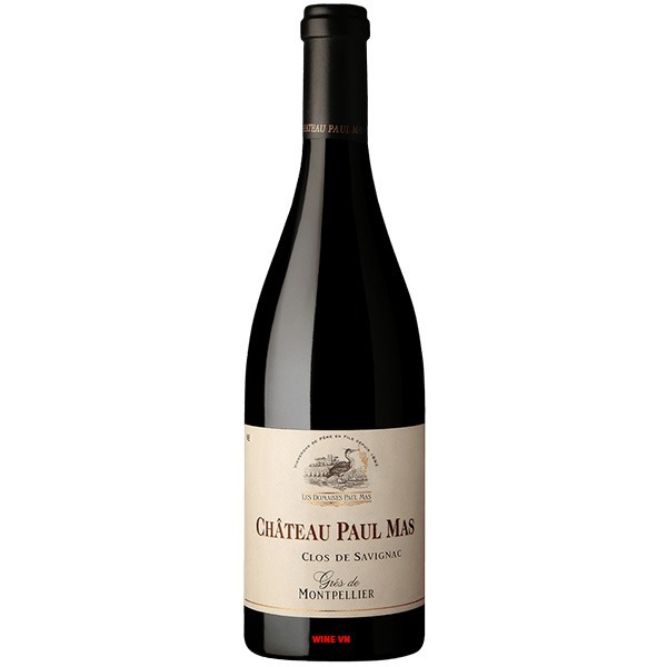 Rượu Vang Chateau Paul Mas Clos De Savignac Gres De Montpellier Rượu Vang Chateau Paul Mas Clos De Savignac Gres De Montpellier