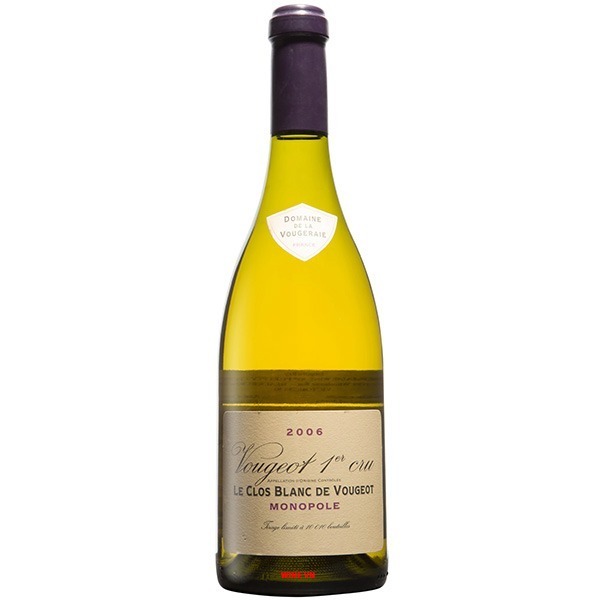 Rượu Vang Domaine De La Vougeraie Le Clos Blanc De Vougeot Monopole Vougeot Rượu Vang Domaine De La Vougeraie Le Clos Blanc De Vougeot Monopole Vougeot