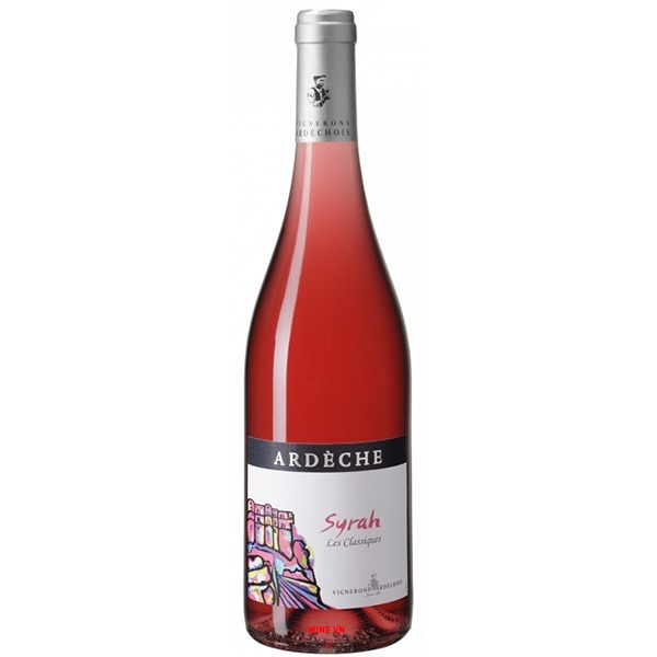 Rượu Vang Hồng Vignerons Ardechois Ardeche Syrah Rượu Vang Hồng Vignerons Ardechois Ardeche Syrah