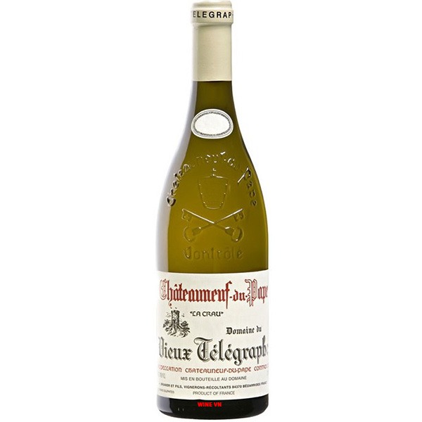 Rượu Vang Trắng Domaine Du Vieux Telegraphe La Crau Châteauneuf Du Pape Rượu Vang Trắng Domaine Du Vieux Telegraphe La Crau Châteauneuf Du Pape