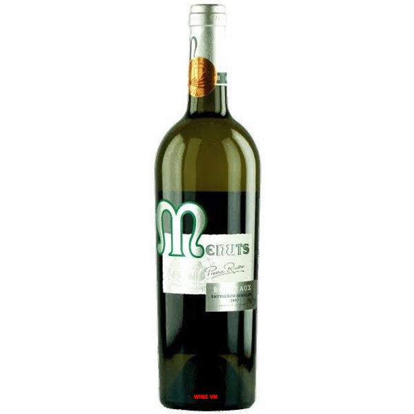 Rượu Vang Trắng Menuts Bordeaux Rượu Vang Trắng Menuts Bordeaux