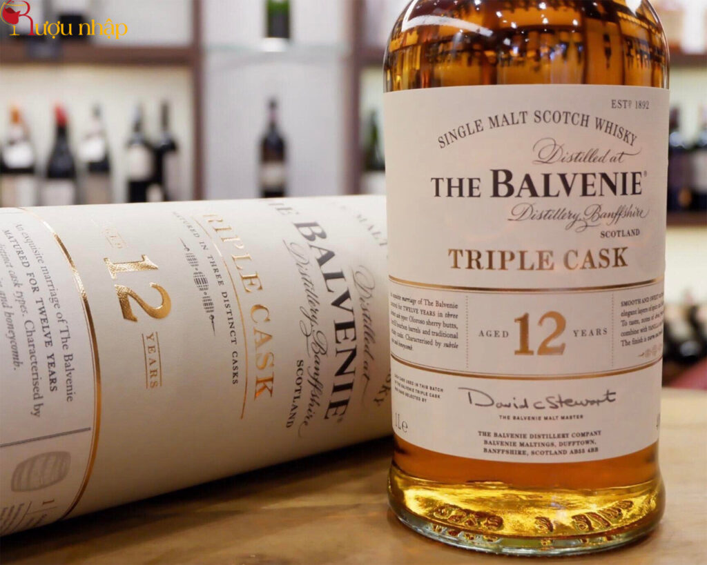 Rượu Balvenie 12 năm Triple Cask 1 lít