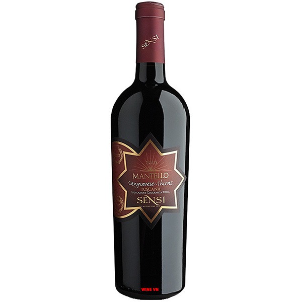Rượu Vang Mantello Sangiovese - Shiraz Toscana Sensi Rượu Vang Mantello Sangiovese - Shiraz Toscana Sensi