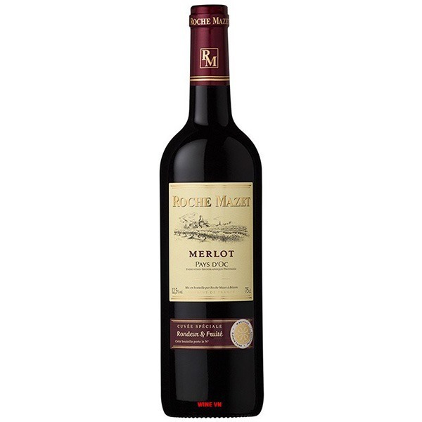 Rượu Vang Pháp Roche Mazet Merlot Rượu Vang Pháp Roche Mazet Merlot