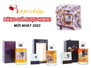 Bảng giá rượu Hibiki mới update năm 2023