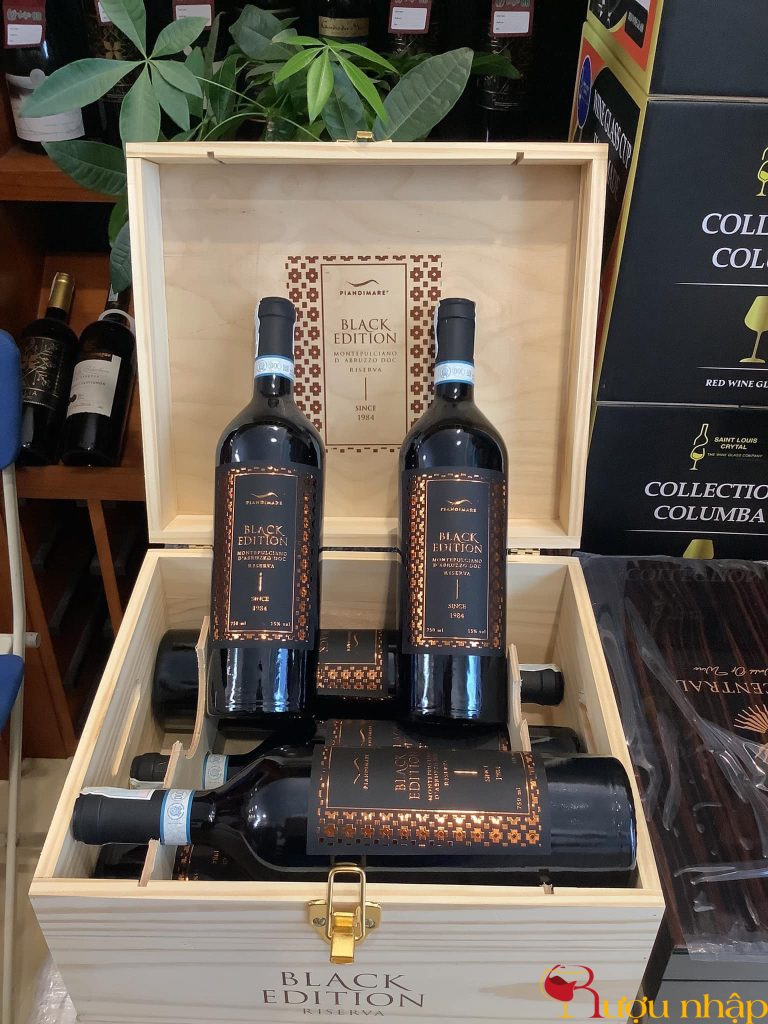 Rượu vang Black Edition Montepulciano D'abruzzo DOC