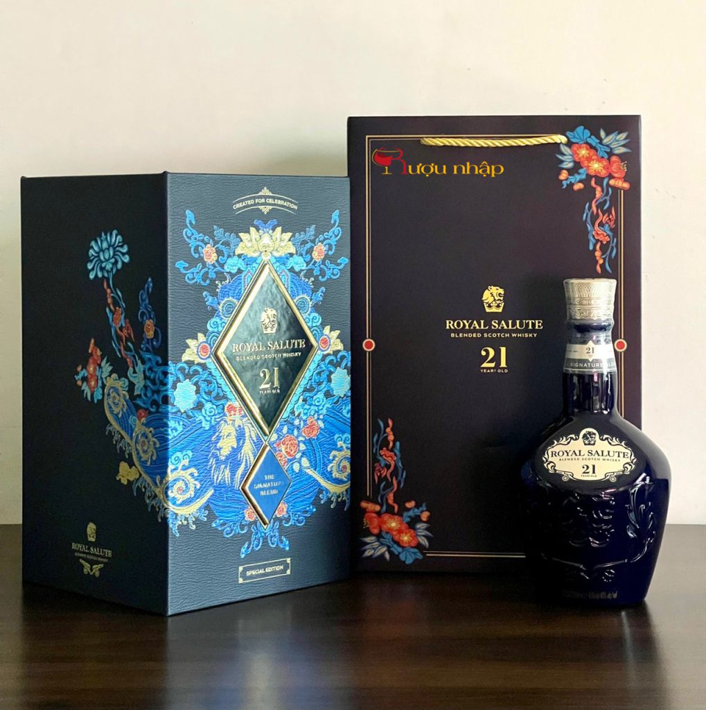 Rượu Chivas 21 năm hộp quà Tết 2024