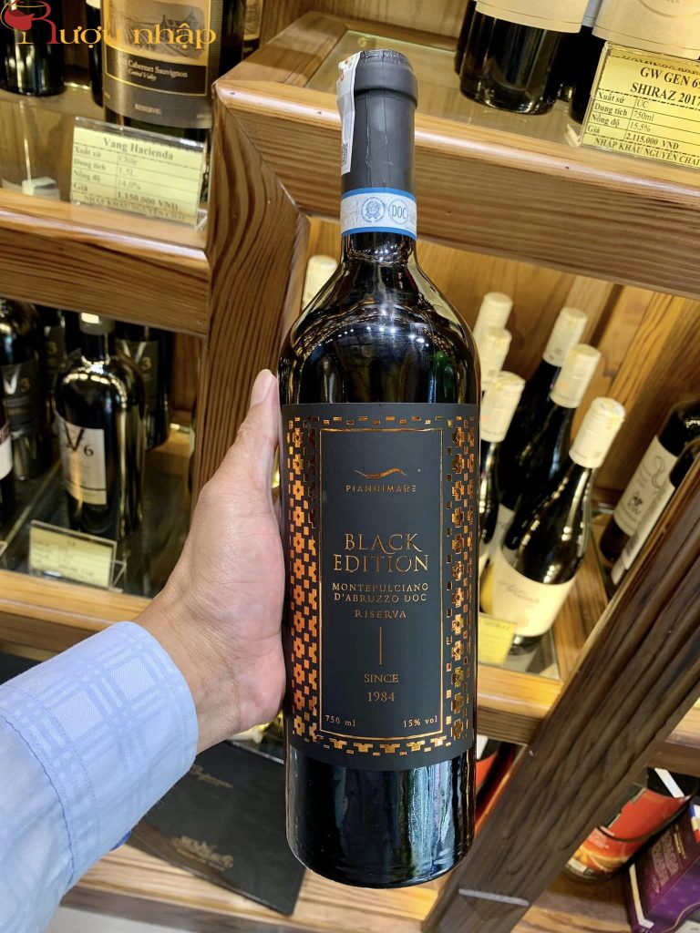 Rượu vang Black Edition Montepulciano D'abruzzo DOC